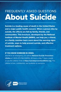 FAQs About Suicide