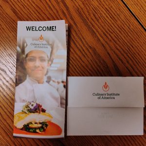 Culinary Institute of America (CIA) (Week 2)